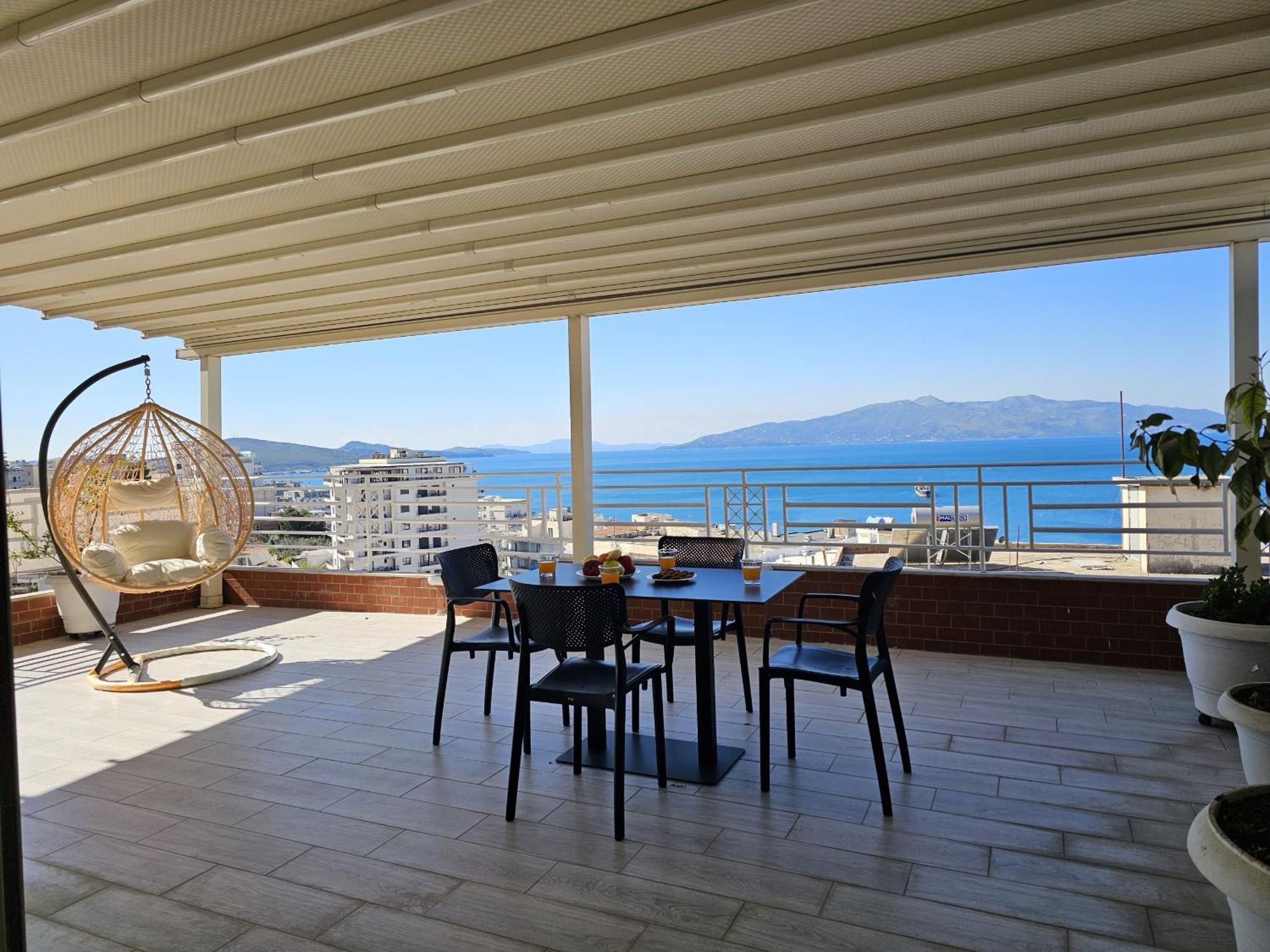 Deep Blue Rooftop - 111 Saranda Zewnętrze zdjęcie