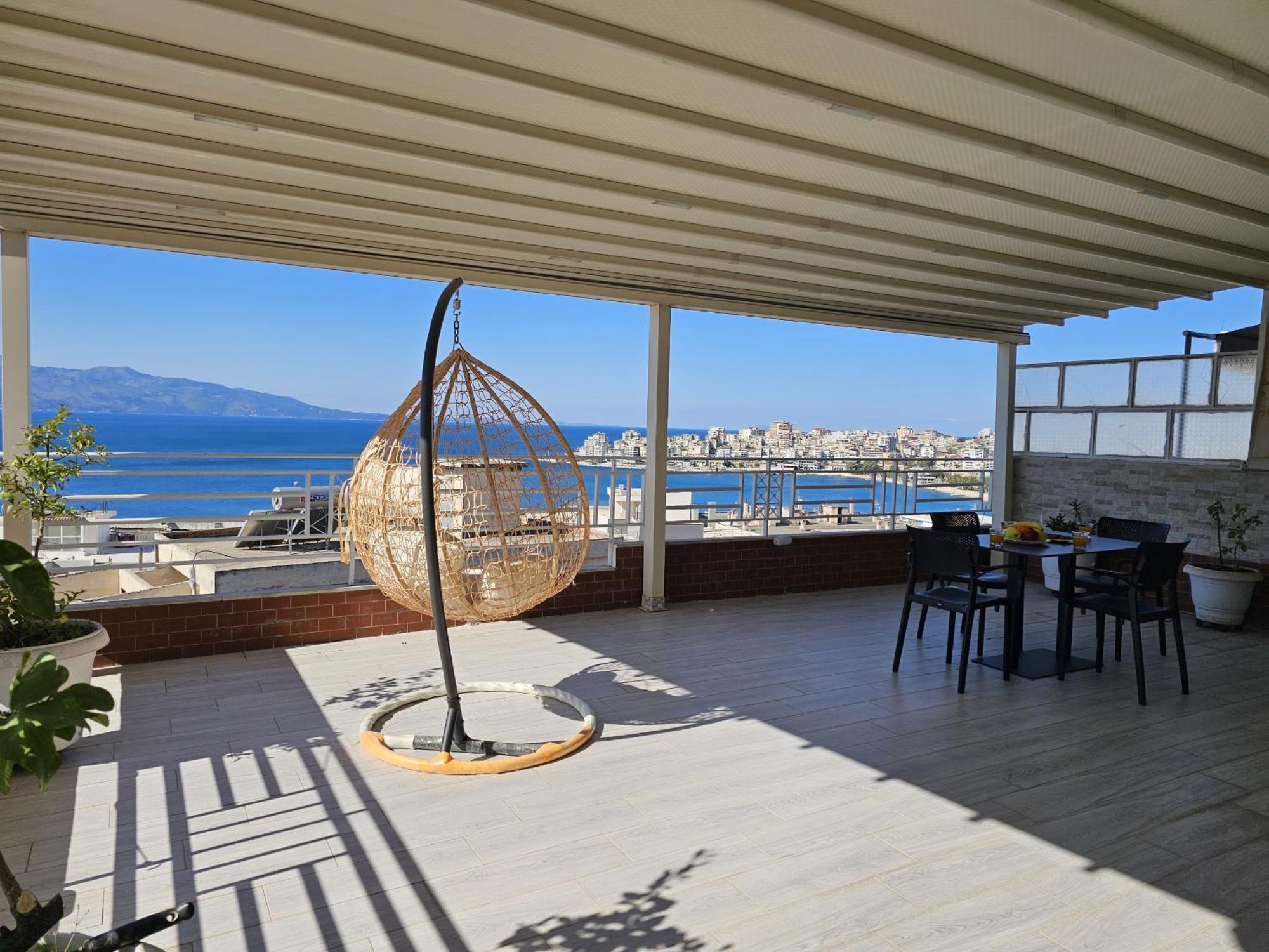 Deep Blue Rooftop - 111 Saranda Zewnętrze zdjęcie